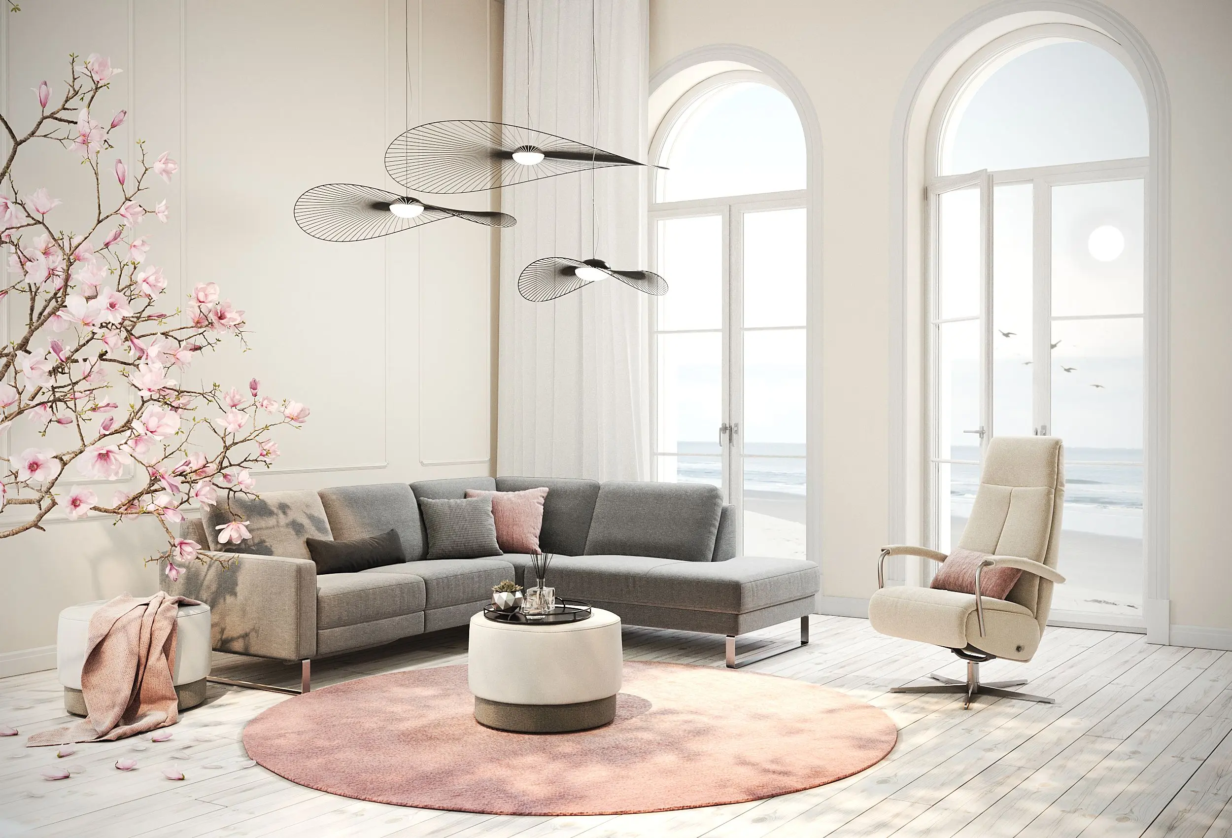 Sofa Comfort Republic Anna mit Sessel Rafael